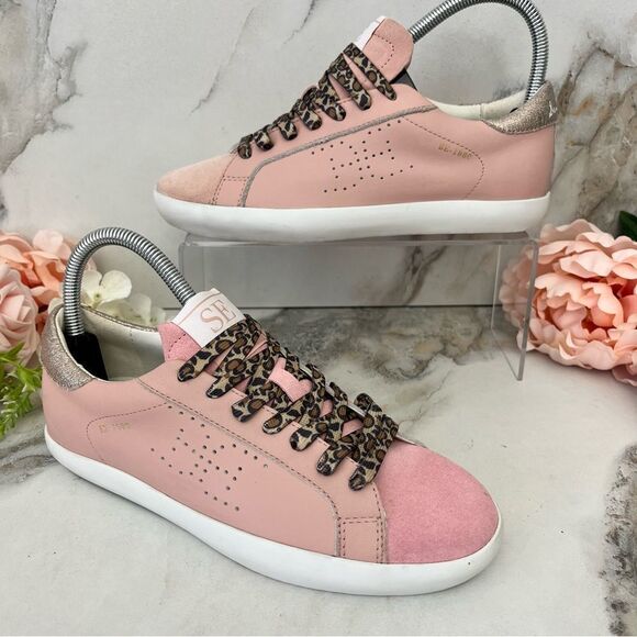 SAM EDELMAN Aubrie Mini Lace Up Sneakers in Rose Bud Pink Size Youth 4 NEW - Picture 4 of 16